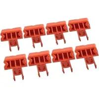 Markenlos Werkbankhunde drehbar - Set von 8 Stück - Orange