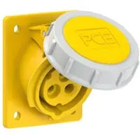 Pce 4132-4f78 CEE-Anbausteckdose schräg (70x85mm) 16A 3p 4h IP67 41324f78