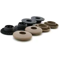 Markenlos Automattenbefestigung - Vloormat Clips - Fahrzeuge spezifische Passform - 4-teilig - Beige