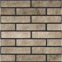 Multi Brick Tones Wandfliese tobacco 6x25 cm Relief BRTONESTO