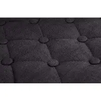 CLP 2er Set Barhocker Dublin Stoff höhenverstellbar und drehbar | Farbe schwarz