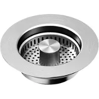 Markenlos Abflussfilter Küchenspüle - Effektiver Schutz gegen Gerüche - 11,3 x 3,7 cm