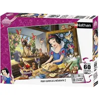 Nathan Puzzle Blancanieves de 60 piezas (27.5x19.2 cm) (Ravensburger 86554)