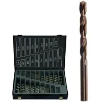 Projahn Spiralbohrer-Set BASIC, HSS-Co, 170-teilig, Ø 1–10 mm / 0,5 mm Schritte, im Bohrer-Magazin