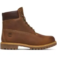 Timberland Mens 6 Inch Lace UP Waterproof Boot brown 13 Wide Fit