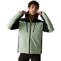 Regatta - "Highton" Isolier-Jacke für Herren, Stretch, Wasserfest RG13225 (3XL) (Gletschergrün/Schwarz)