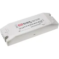 MEAN WELL PLC-60-12, Beleuchtungsstromversorgung, Weiß, Kunststoff, LED EN 61347, 60 W, 90 - 264 V