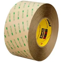 3M Doppelseitiges Klebeband mit Polyester-Träger 93015LE, Transparent, 610 mm x 55 m, 0,15 mm