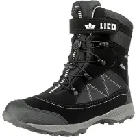 Lico Stiefel "Winterboot Sundsvall VS", Jungen, Gr. 35, schwarz, Synthetik, Schuhe Stiefel