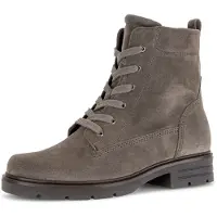 Gabor Damenschuhe Stiefel Schnürer Schnürstiefel Beige Freizeit