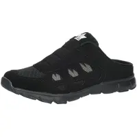 Brütting Uni Spiridon Sabot Clogs, schwarz/Weiss, 38EU