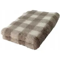 Buba DRY BED A223 Rutschfestes Hundebett 28mm Beige Kariert