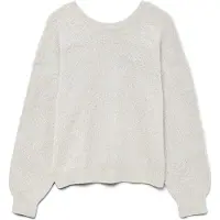Vero Moda Vmellie Shine Ls U-Back Pullover Boo