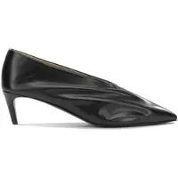 KHAITE Pumps für Damen, schwarz, Modell Miriam, 50 mm Absatz, aus Leder - Größe 38