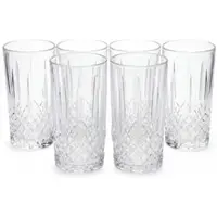 BigDean Wassergläser Trinkgläser Set 6 Stück 375 ml