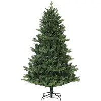 Northio Künstlicher Weihnachtsbaum, 180 cm Christbaum mit 818 Spitzen, Schnellaufbau Klappsystem, Stahlständer, für Weihnachten Deko, Indoor, Grün