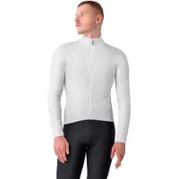 Castelli - Competizione Thermal L/S Jersey - Radtrikot Gr L grau