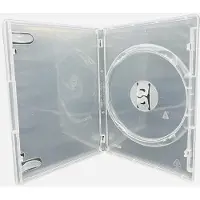 OEM Dailygoods – DVD-Hüllen, 14 mm, transparent – 10 Stück – DVD-Hüllen, CD-Hüllen