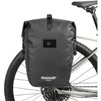 Rhinowalk Fahrradtasche Gepäckträgertasche wasserdicht TPU 20L Schultergurt Reflektierend Geschenkverpackung