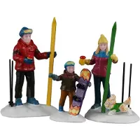 Lemax Familien-Skiausflug, 3er-Set, Ornament