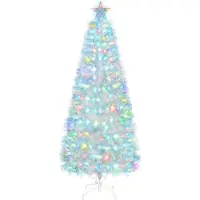 Markenlos Weihnachtsbaum Kunstbaum Vezel Weiß 120 cm Höhe Dekorativ und Pflegeleicht