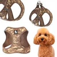 TrueLove Mini Step-In Hundegeschirr, verstellbar, leicht, braun, XS
