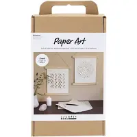 Creativ Company Hobby-Set Papierkunst, Papieraufhänger, gebrochenes Weiß, 1 Box