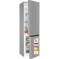 Exquisit Kühl-Gefrierkombination | KGC5265-70-040D inoxlook | 262 l | 191 l Kühlfach | 71 l 4-Sternefach | Energieklasse D | 40 dB | Inoxlook