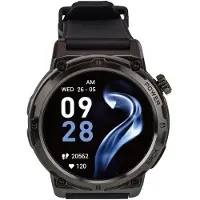 Nilox Sportive Smartwatch für Damen und Herren mit Gesundheitsüberwachung und Benachrichtigungen Wasser und staubdicht kompatibel mit Android Trailround