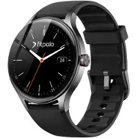 Fitpolo Smartwatch Herren Damen HD Smart Watch mit Telefonfunktion Schlafmonitor Herzfrequenz Herren 120+ Sport IP68 Wasserdicht Uhr für Android iOS Schwarz