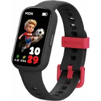BIGGERFIVE Vigor Plus Kinder Smartwatch Kinderuhr Größeres Display besser für kleine Finger Schwarz