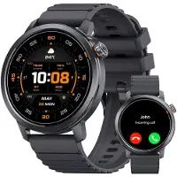 Kospet ORB Smartwatch Herren Ultra-Leicht bis zu 25 Tage Akkulaufzeit AMOLED mit 24-Stunden-Herzfrequenzmonitor und Schlafanalyse 175+ Sportmodi IP68 wasserdicht
