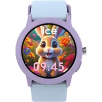 Ice Watch Smartwatch Kinder Mädchen mit Standortbestimmung Kinderuhr ohne Vertrag und ohne SIM-Karte mit Silikonarmband 39 mm Lila