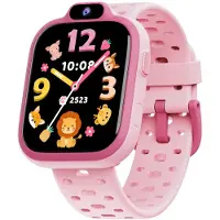 BIGGERFIVE Smartwatch Kinder für Mädchen Jungen 3-14 Großartige Begleiter für Ihre Kinder Rosa