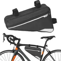 Markenlos Wasserdichte Fahrradtasche mit reflektierenden Streifen für Mountainbikes - Leicht und große Kapazität