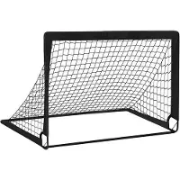 Markenlos Fußballtor - Trainingsziel, klappbar, 120 cm breit, schwarz