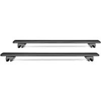 Markenlos Dachträger Traglast Aluminium 135 cm Schwarz Matt