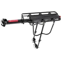 Selius Fahrradträger für das Hinterrad – Tragfähigkeit: 50 kg, mit reflektierenden Schnellspanner