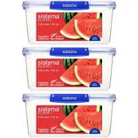Sistema KLIP IT PLUS Frischhaltedosen Set | 3,35 l | auslaufsicherestapelbare un