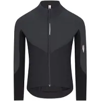 Q36.5 - Dottore Hybrid Que L/S Jersey - Radtrikot Gr XL schwarz/grau