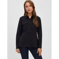 Vero Moda Langarmbluse "VMELLIOT LS SHIRT WVN NOOS" Viskosemischung, regular fit