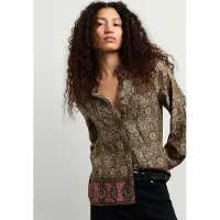 Pepe Jeans für Damen. PL3051569 Hera Bluse grün (S), Lässig, Baumwolle, Langarm