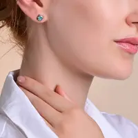 Adelia´s Paar Ohrstecker "Ohrringe – Ohrstecker aus Edelstahl mit Strass Steinchen" Ideal als Geschenk – dezent und elegant
