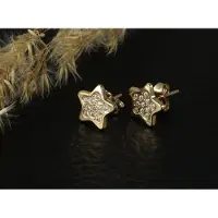 Adelia´s Paar Ohrstecker "Ohrringe – Ohrstecker aus 333 Gold mit Zirkonia" Schöne Geschenkidee zum Geburtstag