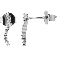 Adelia´s Paar Ohrstecker "Ohrringe – Ohrstecker aus 925 Silber mit Zirkonia" Ein Geschenk, das Freude macht