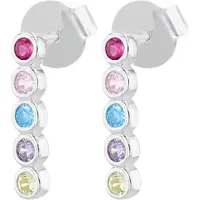 Adelia´s Paar Ohrstecker "Ohrringe – Ohrstecker aus 925 Silber mit Zirkonia" Perfekt als Geschenk für besondere Menschen