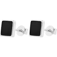 Adelia´s Paar Ohrstecker "Ohrringe – Ohrstecker aus 925 Silber mit Emaille" Perfekt zum Verschenken an besondere Menschen