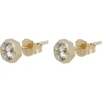 Adelia´s Paar Ohrstecker "Ohrringe – Ohrstecker aus 333 Gold mit Zirkonia" Perfekt als Geschenk zum einfach so