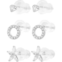 Adelia´s Paar Ohrstecker "Ohrringe – Ohrstecker aus 925 Silber mit Zirkonia" Ein Geschenk, das Freude macht