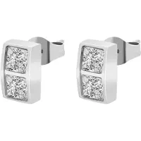 Adelia´s Paar Ohrstecker "Ohrringe – Ohrstecker aus Edelstahl mit Strass Steinchen" Ideal als Geschenk für besondere Anlässe